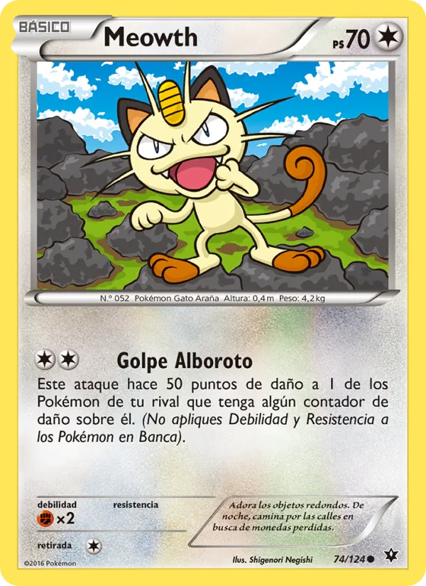 Meowth Destinos Enfrentados 74/124