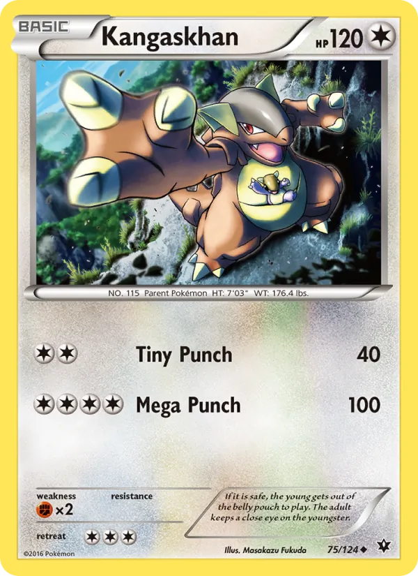 Kangaskhan Fates Collide 75/124