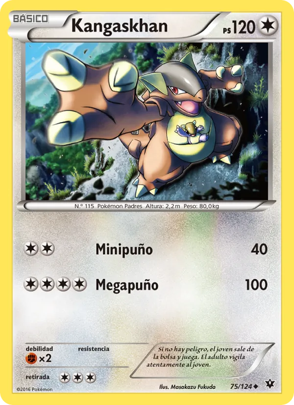 Kangaskhan Destinos Enfrentados 75/124