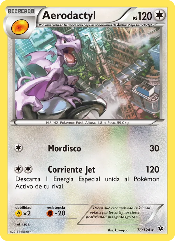 Aerodactyl Destinos Enfrentados 76/124