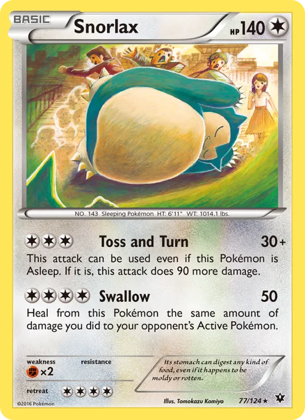 Snorlax Fates Collide 77/124