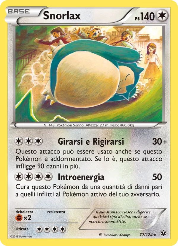 Snorlax Destini Incrociati 77/124