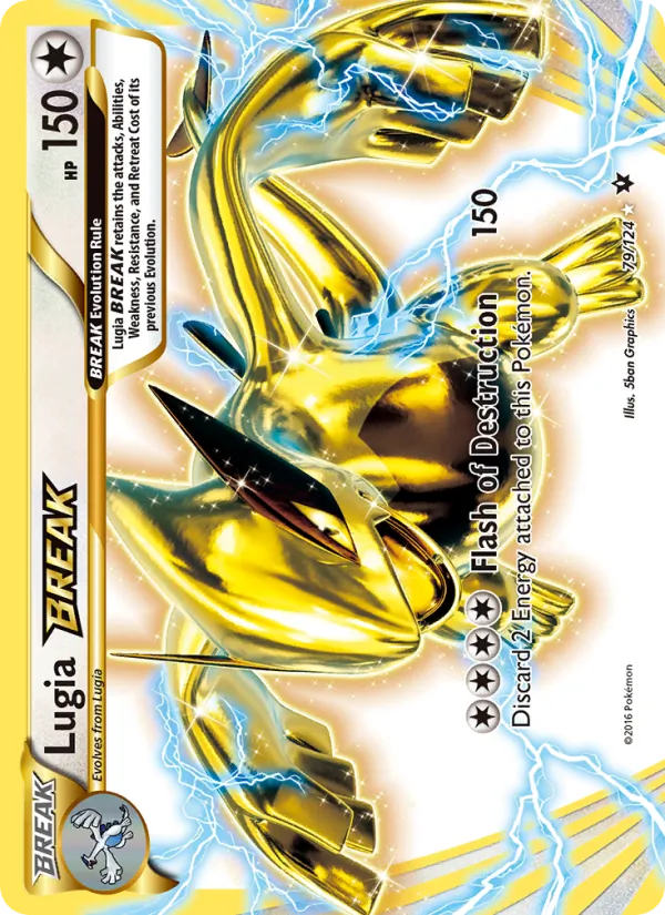 Lugia BREAK Fates Collide 79/124