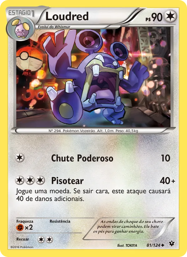 Loudred Fusão de Destinos 81/124