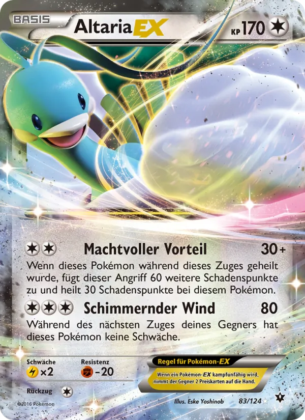 Altaria EX Schicksalsschmiede 83/124