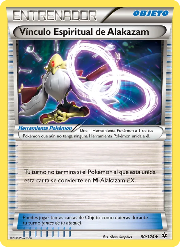 Vínculo Espiritual de Alakazam Destinos Enfrentados 90/124
