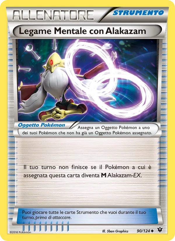 Legame Mentale con Alakazam Destini Incrociati 90/124