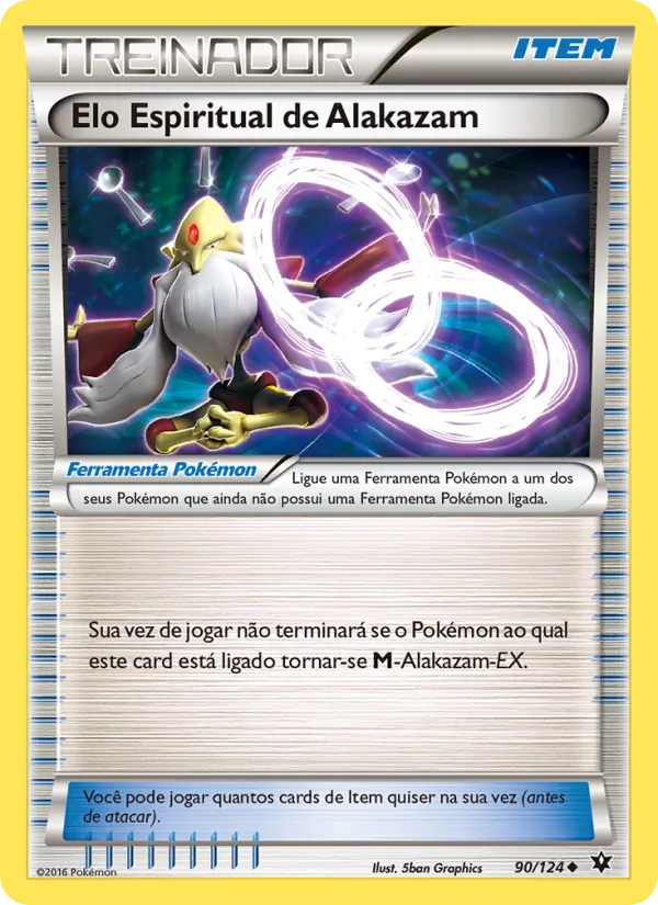 Elo Espiritual de Alakazam Fusão de Destinos 90/124