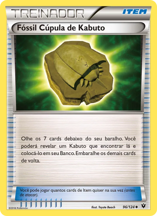 Fóssil Cúpula de Kabuto Fusão de Destinos 96/124