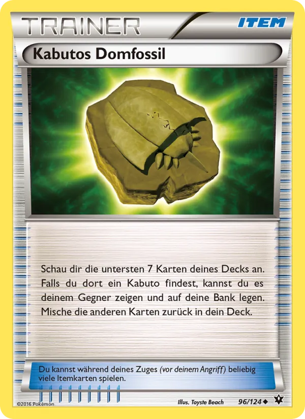 Kabutos Domfossil Schicksalsschmiede 96/124