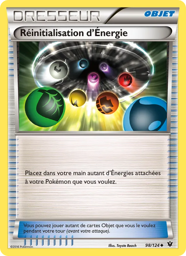 Réinitialisation d'Énergie Impact des Destins 98/124