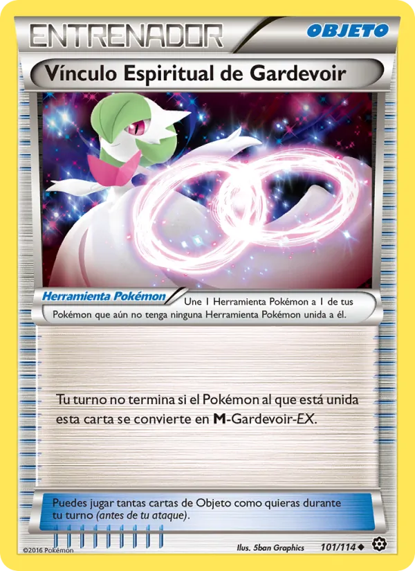 Vínculo Espiritual de Gardevoir Asedio de Vapor 101/114
