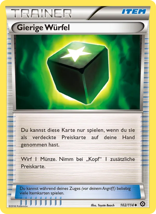 Gierige Würfel Dampfkessel 102/114