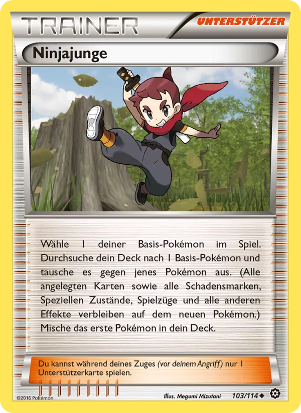 Ninjajunge Dampfkessel 103/114