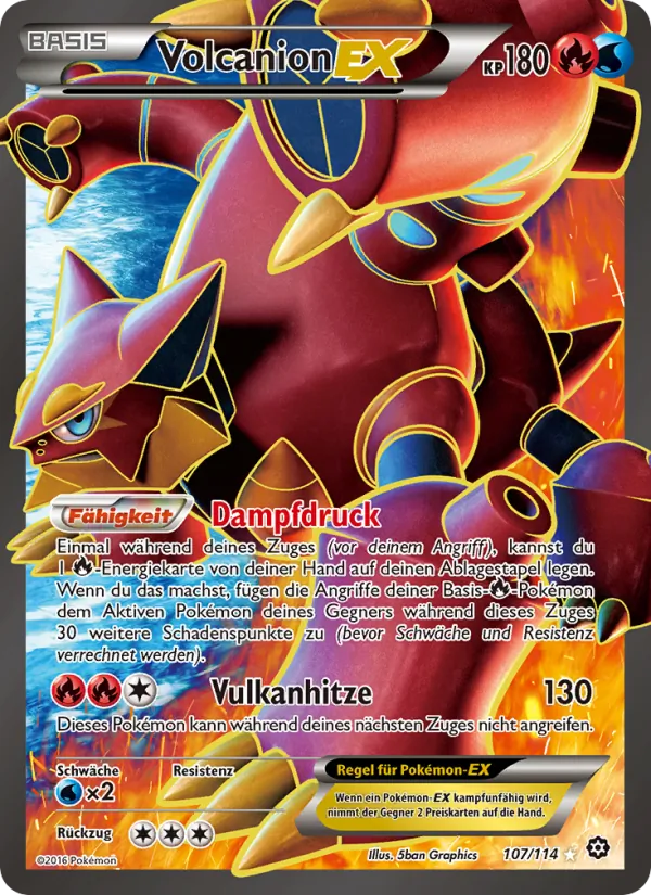 Volcanion EX Dampfkessel 107/114