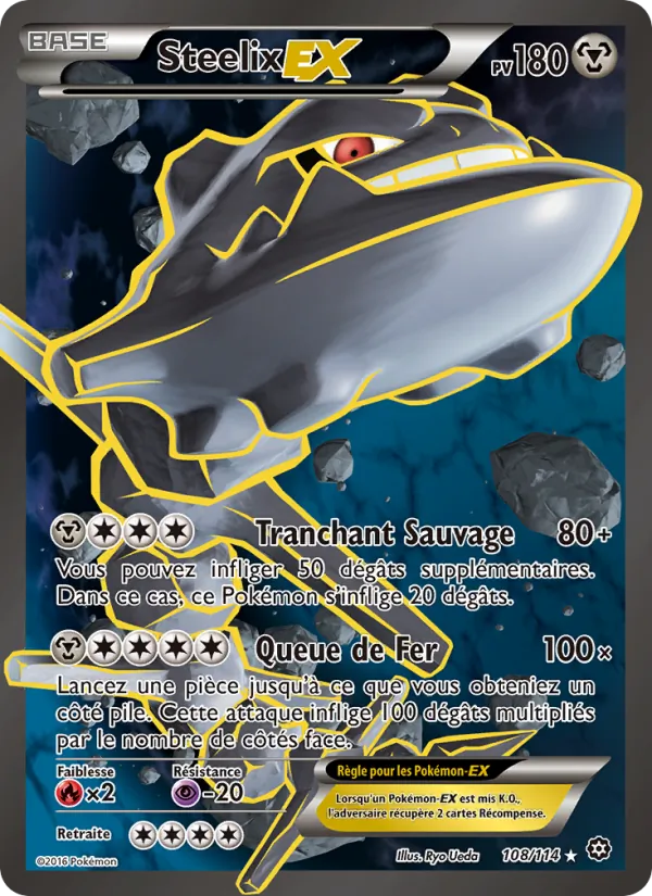 Steelix EX Offensive Vapeur 108/114