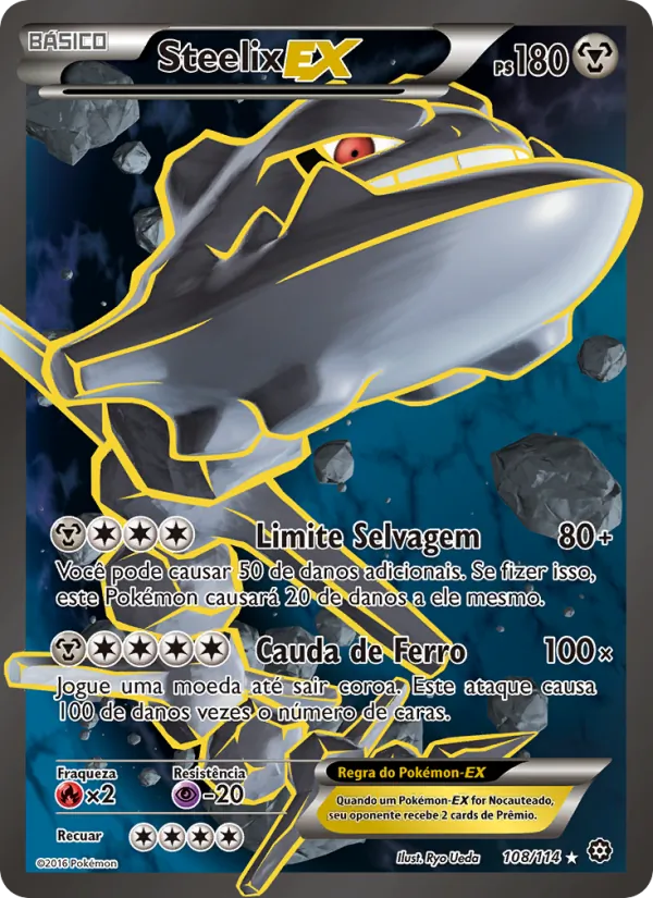 Steelix EX Cerco de Vapor 108/114