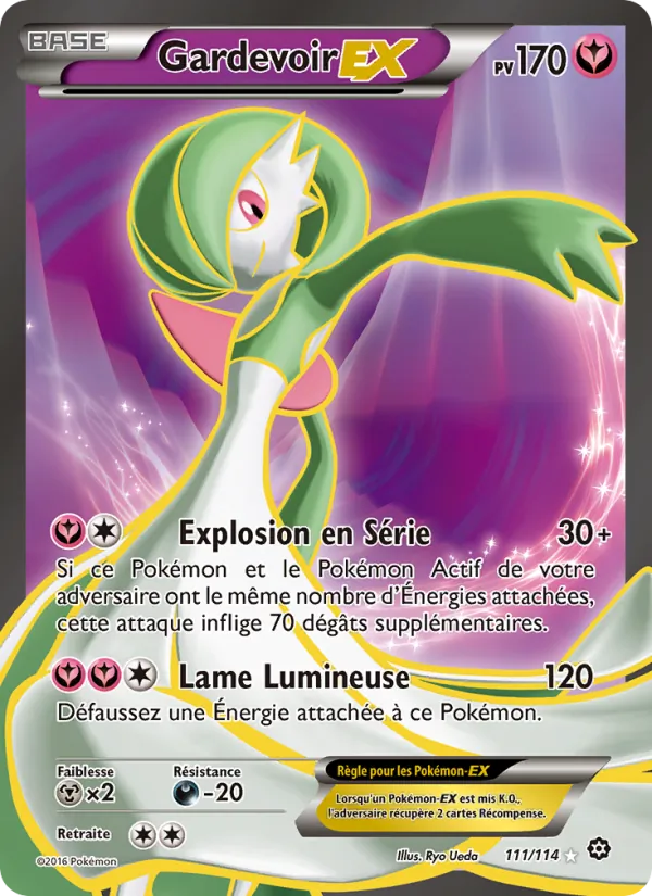 Gardevoir EX Offensive Vapeur 111/114