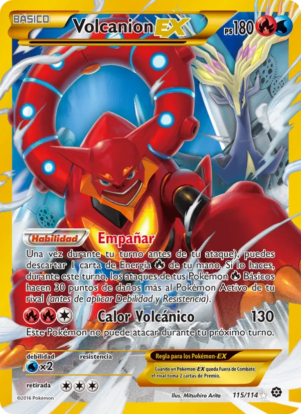 Volcanion EX Asedio de Vapor 115/114