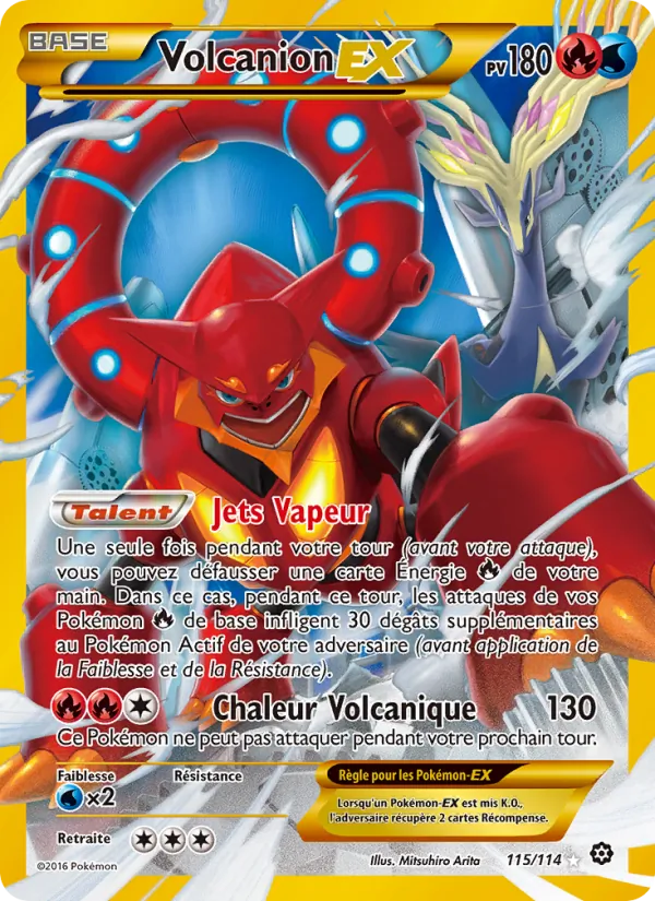 Volcanion EX Offensive Vapeur 115/114
