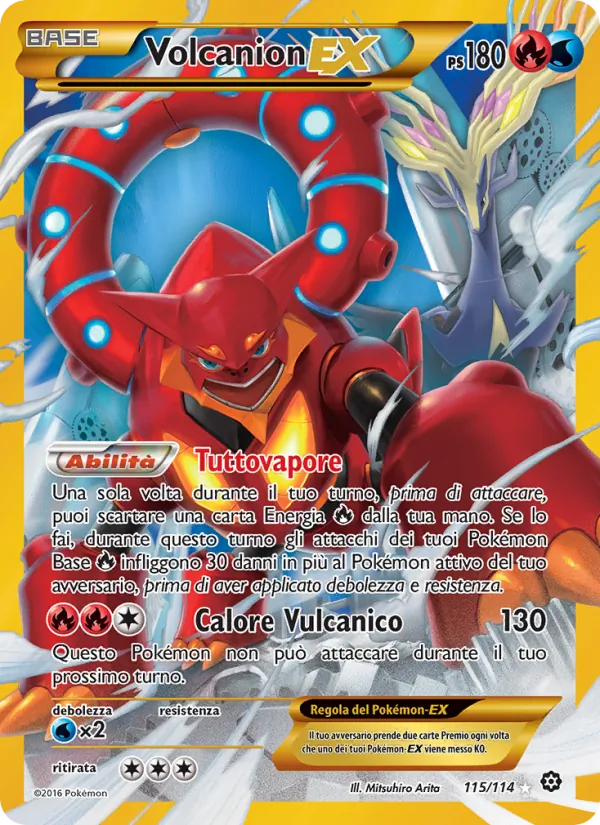 Volcanion EX Vapori Accesi 115/114