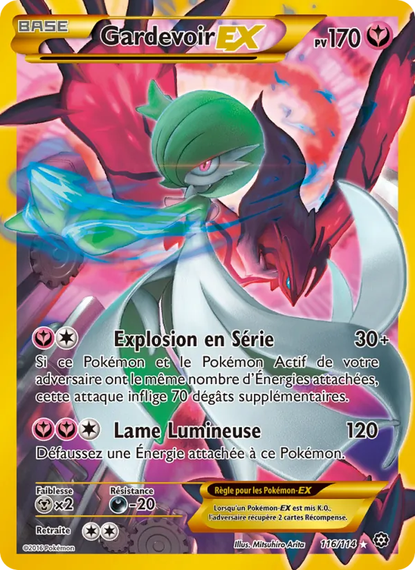 Gardevoir EX Offensive Vapeur 116/114