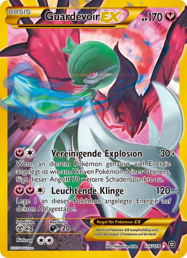Guardevoir EX Dampfkessel 116/114