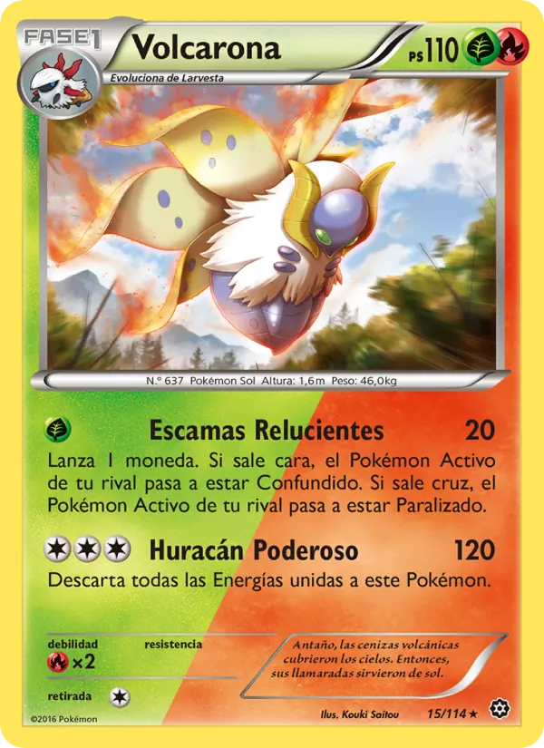 Volcarona Asedio de Vapor 15/114