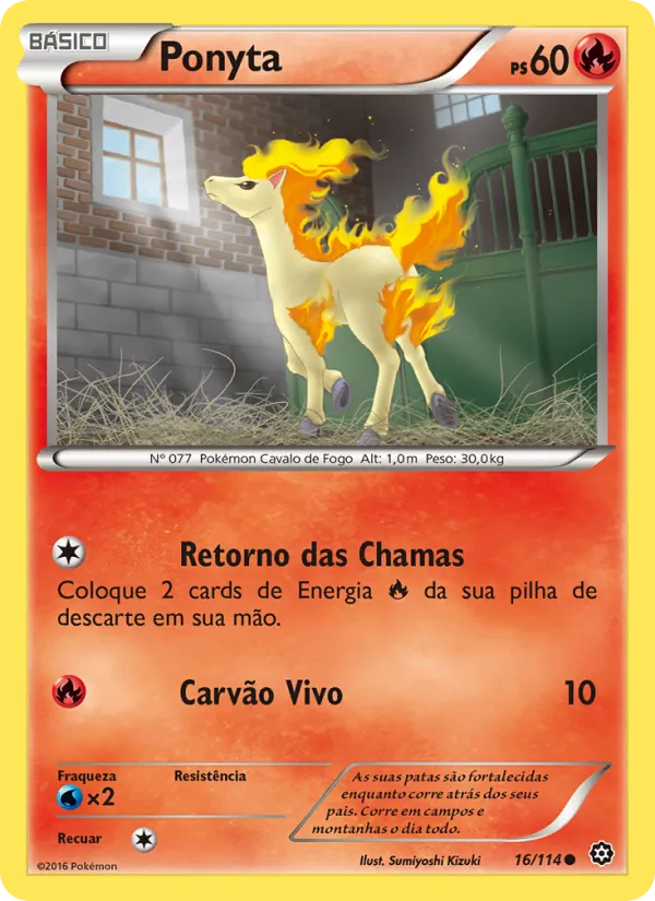 Ponyta Cerco de Vapor 16/114