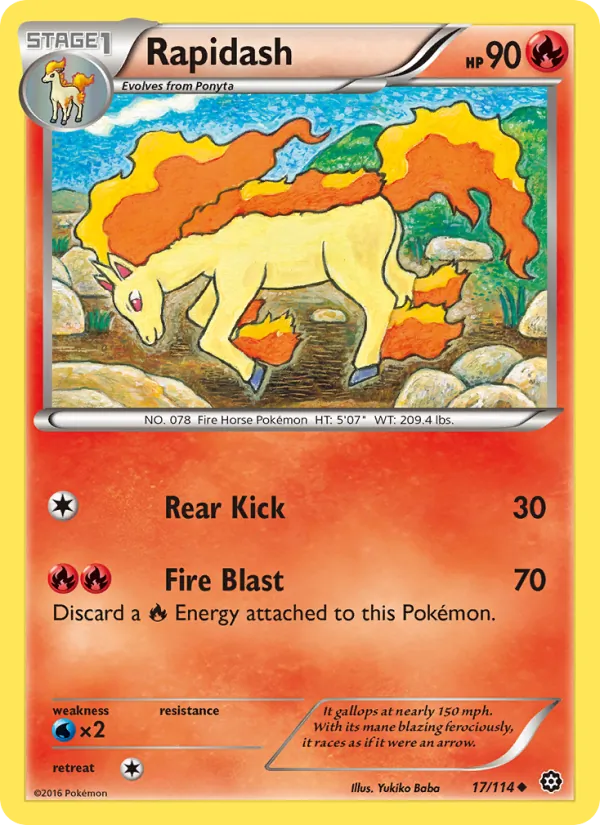 Rapidash Steam Siege 17/114