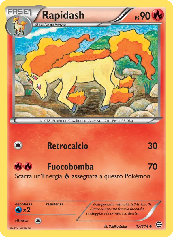 Rapidash Vapori Accesi 17/114