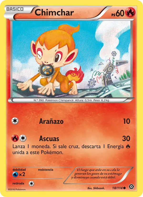 Chimchar Asedio de Vapor 18/114