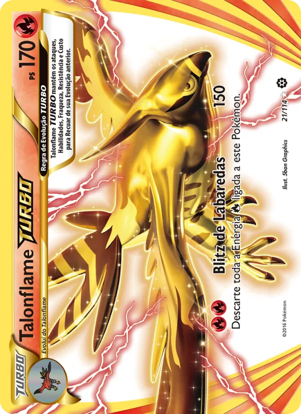 Talonflame TURBO Cerco de Vapor 21/114