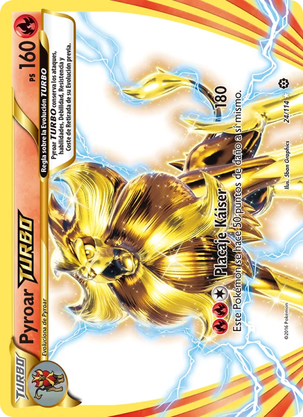 Pyroar TURBO Asedio de Vapor 24/114