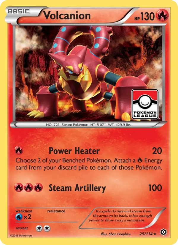 Volcanion Steam Siege 25/114