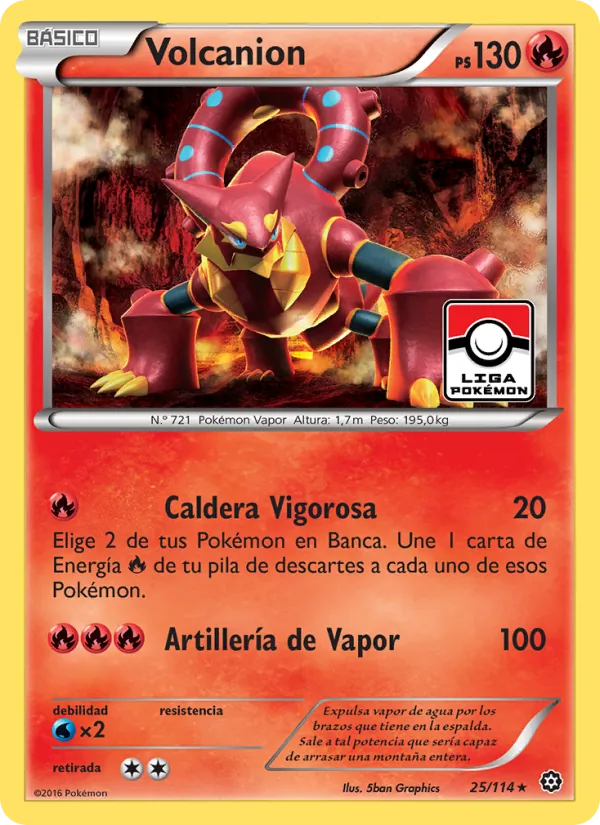 Volcanion Asedio de Vapor 25/114