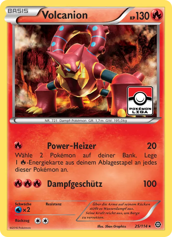 Volcanion Dampfkessel 25/114