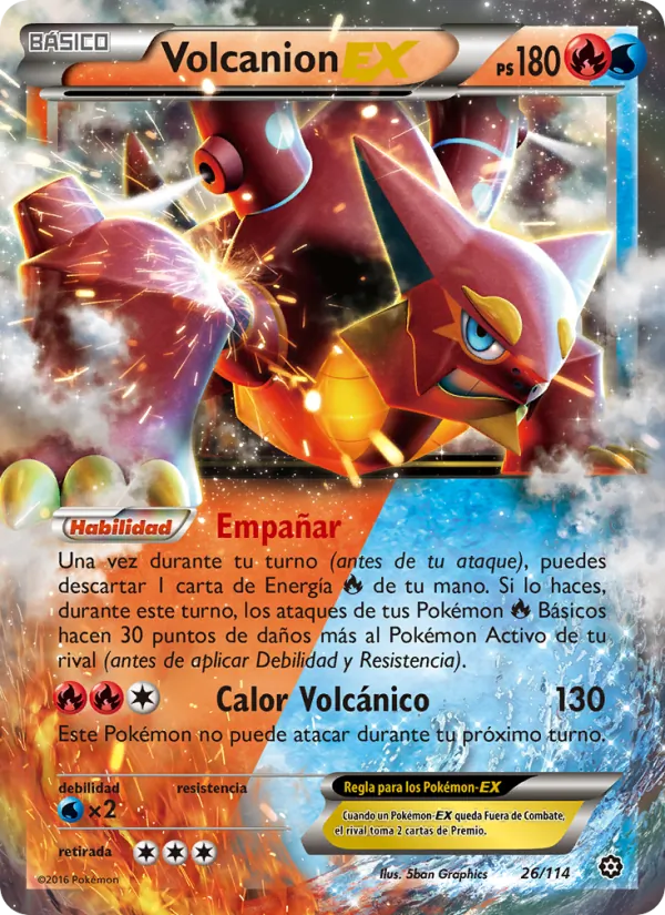 Volcanion EX Asedio de Vapor 26/114