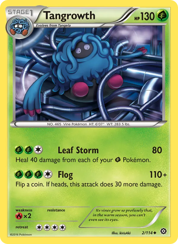Tangrowth Steam Siege 2/114