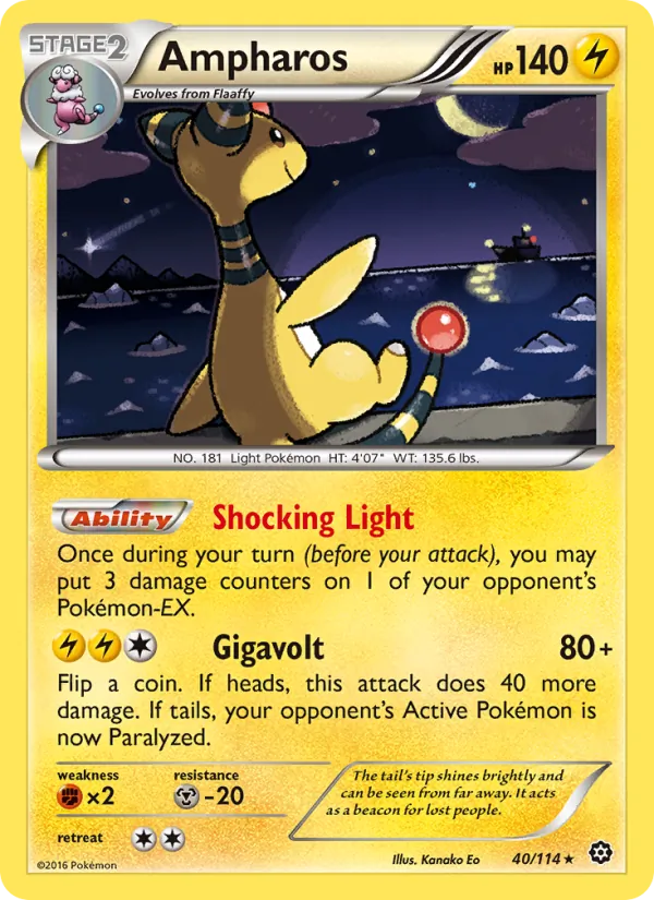 Ampharos Steam Siege 40/114