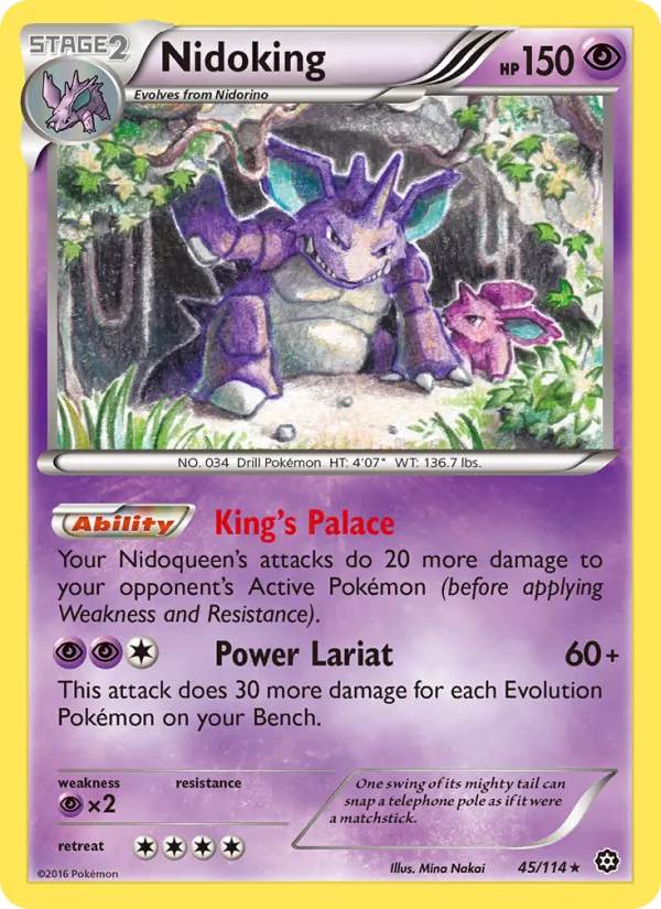 Nidoking Steam Siege 45/114