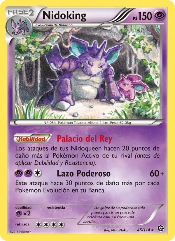 Nidoking Asedio de Vapor 45/114