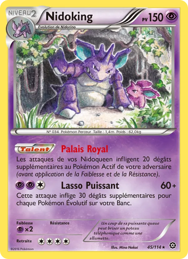 Nidoking Offensive Vapeur 45/114