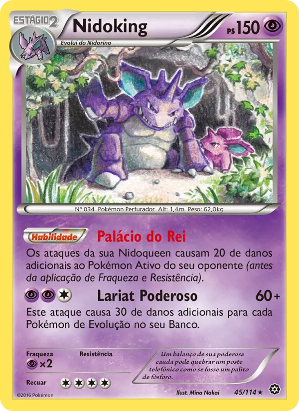 Nidoking Cerco de Vapor 45/114