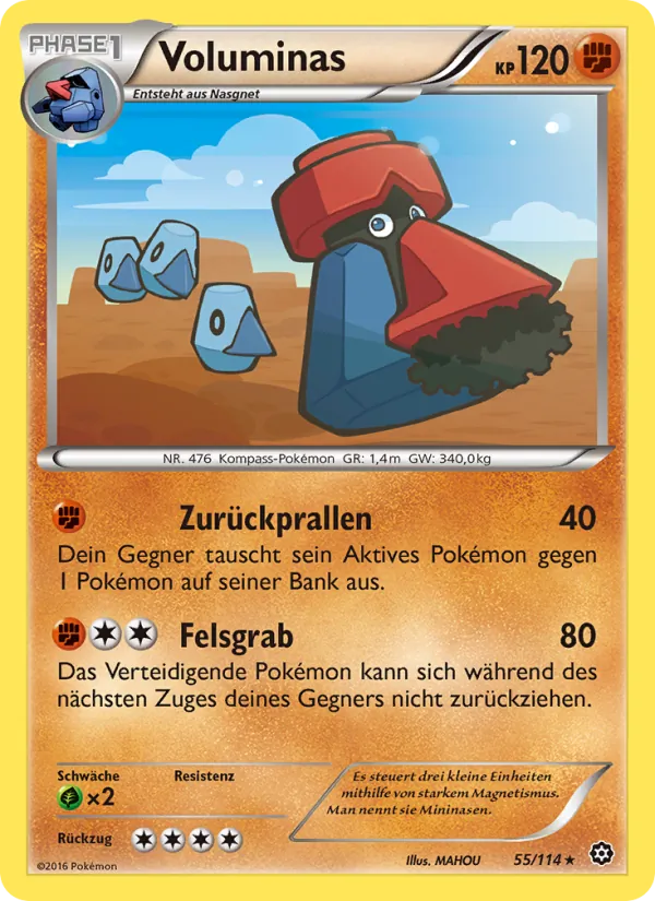 Voluminas Dampfkessel 55/114