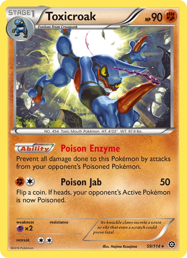 Toxicroak Steam Siege 59/114