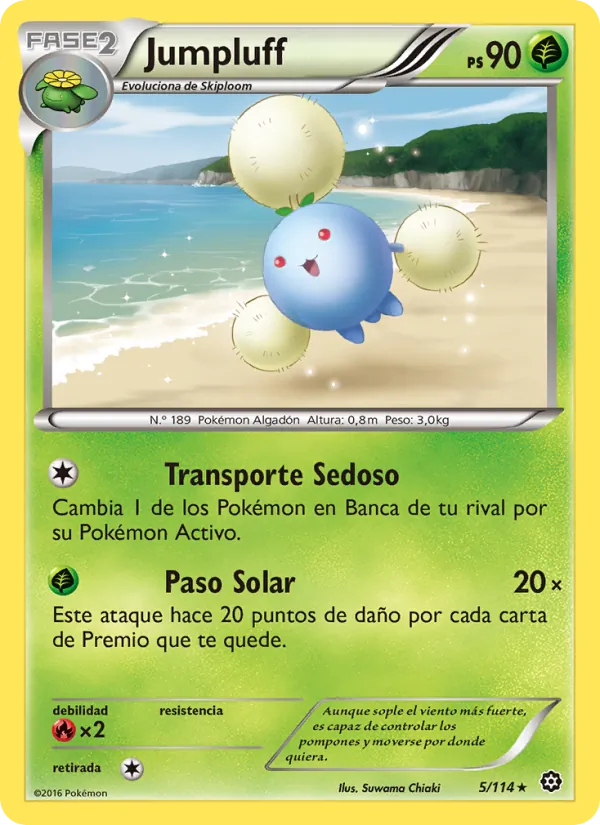 Jumpluff Asedio de Vapor 5/114