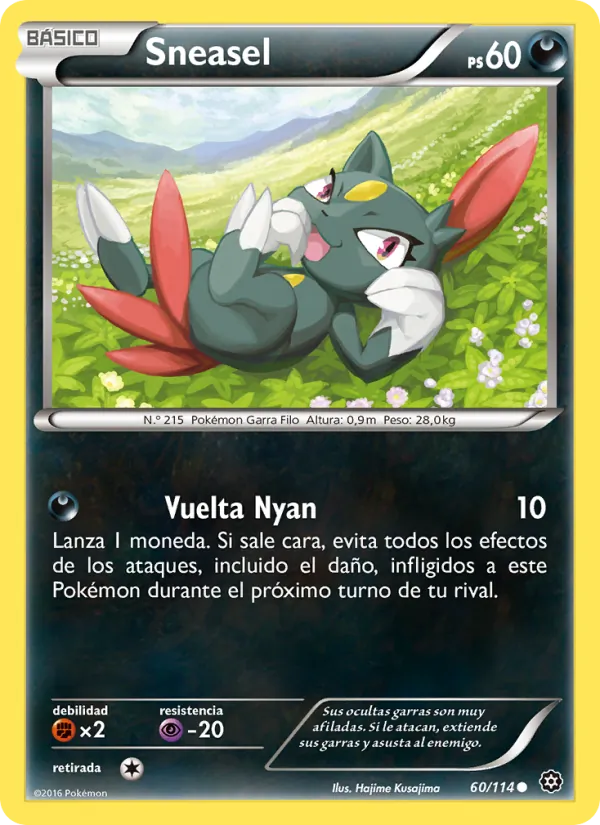 Sneasel Asedio de Vapor 60/114