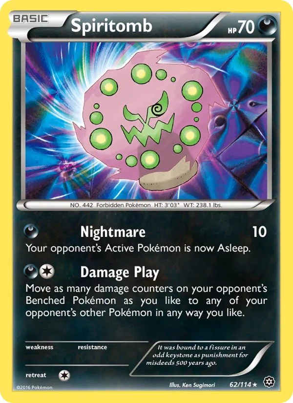 Spiritomb Steam Siege 62/114