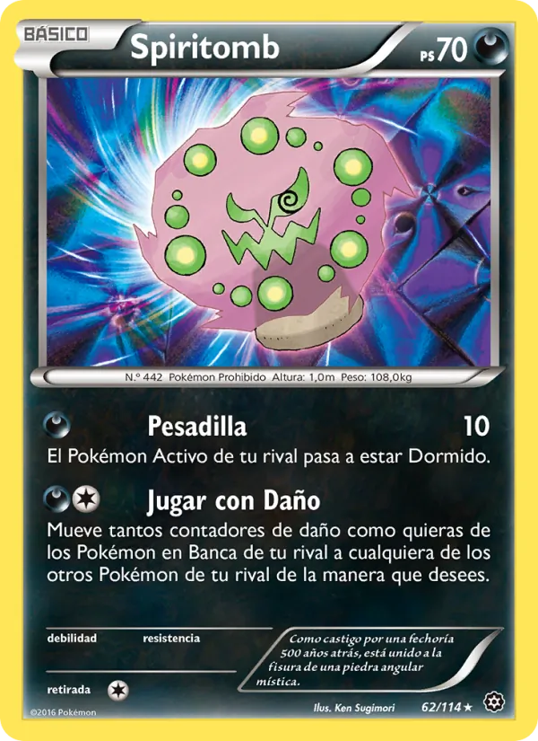 Spiritomb Asedio de Vapor 62/114
